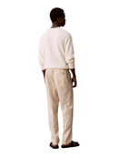 Pantaloni Calvin Klein Uomo Lino e Cotone con Laccetto | Wellington
