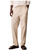 Pantaloni Calvin Klein Uomo Lino e Cotone con Laccetto | Wellington