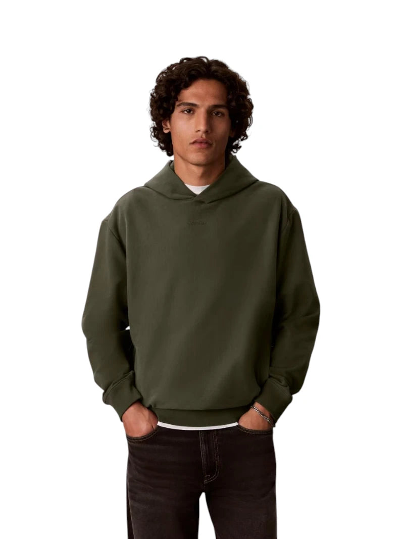 Felpa Uomo Calvin Klein Premium Terry con Cappuccio