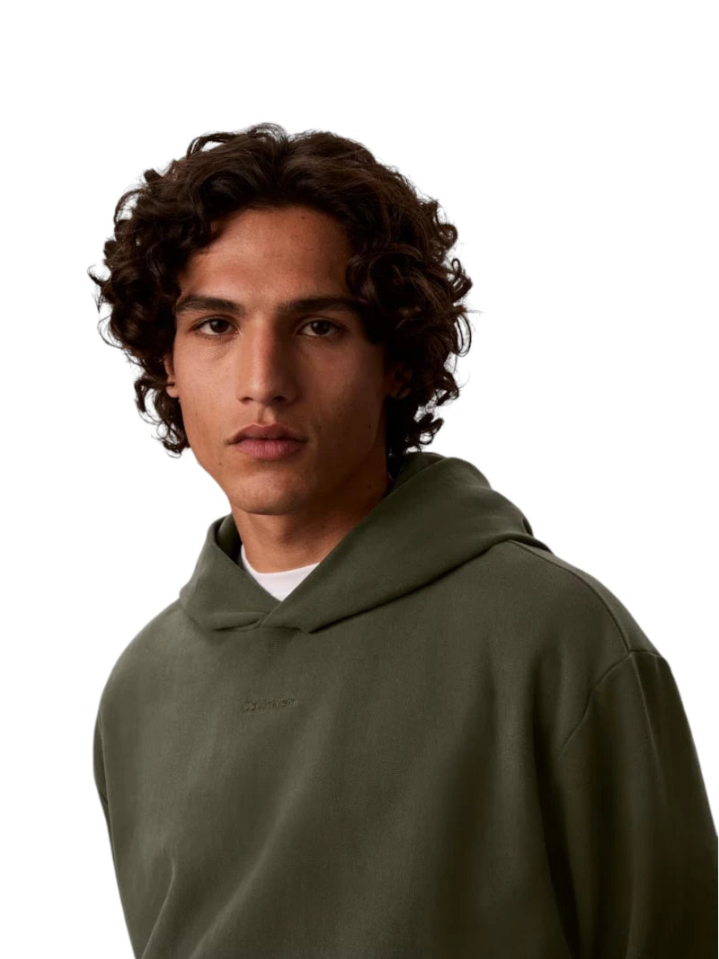 Felpa Uomo Calvin Klein Premium Terry con Cappuccio
