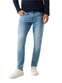 Jeans Guess Chris Skinny Slim Fit Azzurro | Wellington