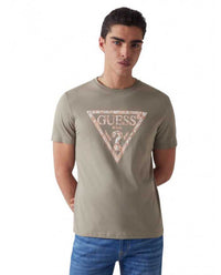 T-shirt Guess Logo Triangolo Slim Fit 100% Cotone | Wellington Jeans