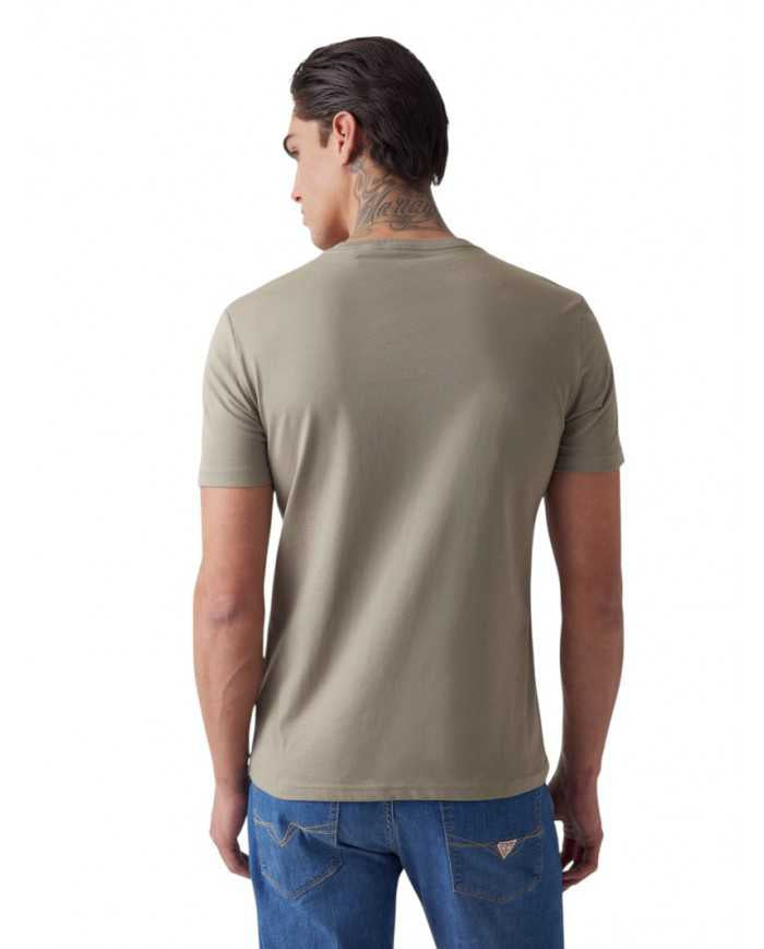 T-shirt Guess Logo Triangolo Slim Fit 100% Cotone | Wellington Jeans