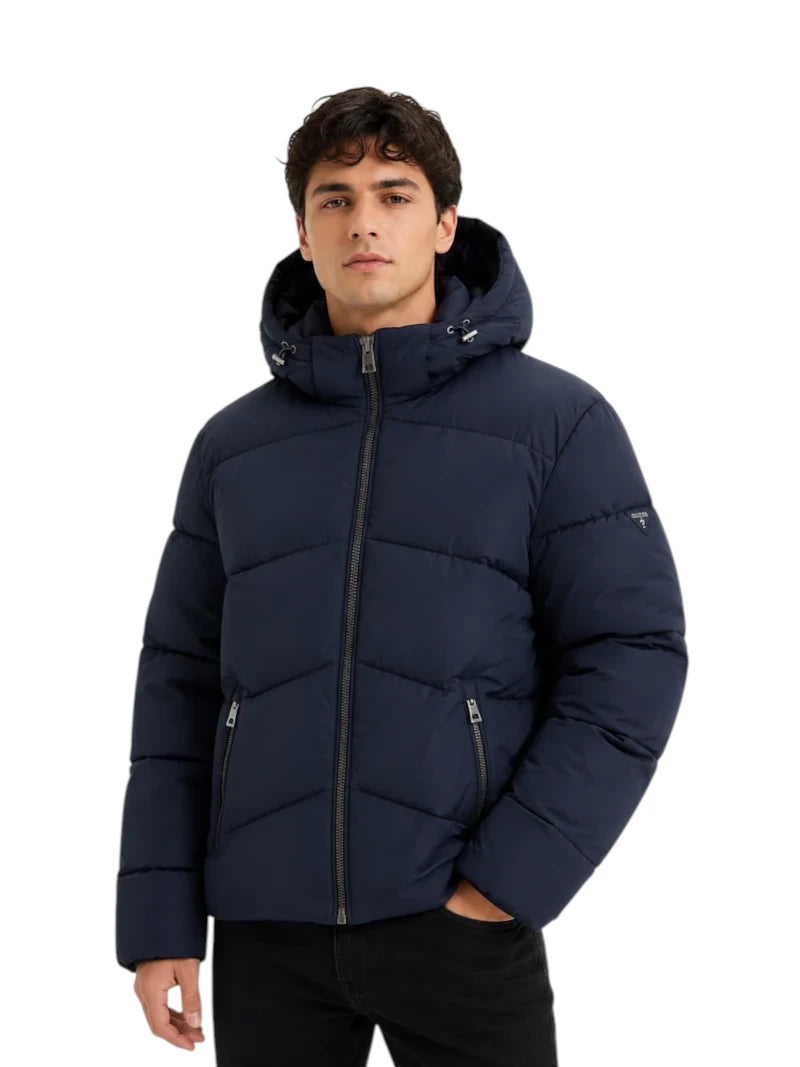 Piumino Uomo Guess Stretch Puffa con Cappuccio