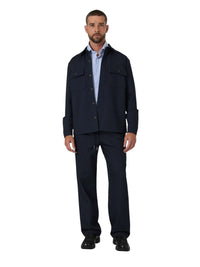 Giacca Camicia Uomo Guess Driftedr Bonded in Misto Viscosa