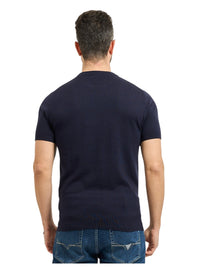T-shirt Uomo Guess Lewis Logo Lavorato a Maglia | Wellington Jeans