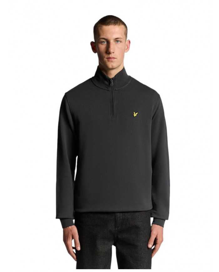 Lyle & Scott Felpa Uomo Quarter Zip Cotone | Wellington Jeans