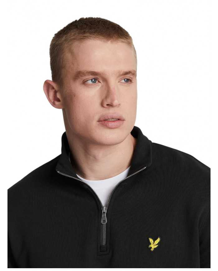 Lyle & Scott Felpa Uomo Quarter Zip Cotone | Wellington Jeans