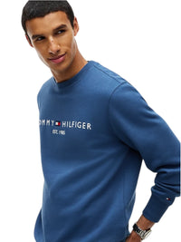 Felpa Uomo Tommy Hilfiger Girocollo con Logo