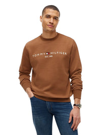 Felpa Uomo Tommy Hilfiger Girocollo con Logo