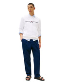 Felpa Uomo Tommy Hilfiger Girocollo con Logo