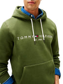 Felpa Tommy Hilfiger con Cappuccio e Logo Ricamato | Wellington Jeans