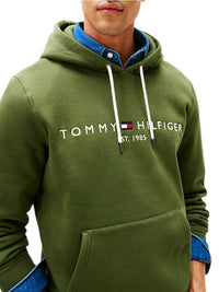 Felpa Tommy Hilfiger con Cappuccio e Logo Ricamato | Wellington Jeans