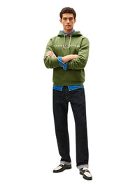 Felpa Tommy Hilfiger con Cappuccio e Logo Ricamato | Wellington Jeans