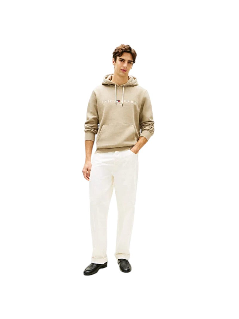 Felpa Tommy Hilfiger con Cappuccio e Logo Ricamato | Wellington Jeans