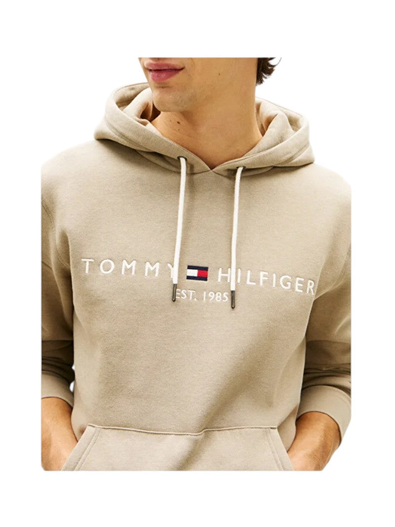 Felpa Tommy Hilfiger con Cappuccio e Logo Ricamato | Wellington Jeans