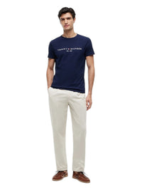 T-shirt Slim Fit Tommy Hilfiger Logo Ricamato | Wellington