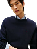 Pullover Uomo Tommy Hilfiger Girocollo 100% Cotone | Wellington