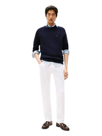 Pullover Uomo Tommy Hilfiger Girocollo 100% Cotone | Wellington