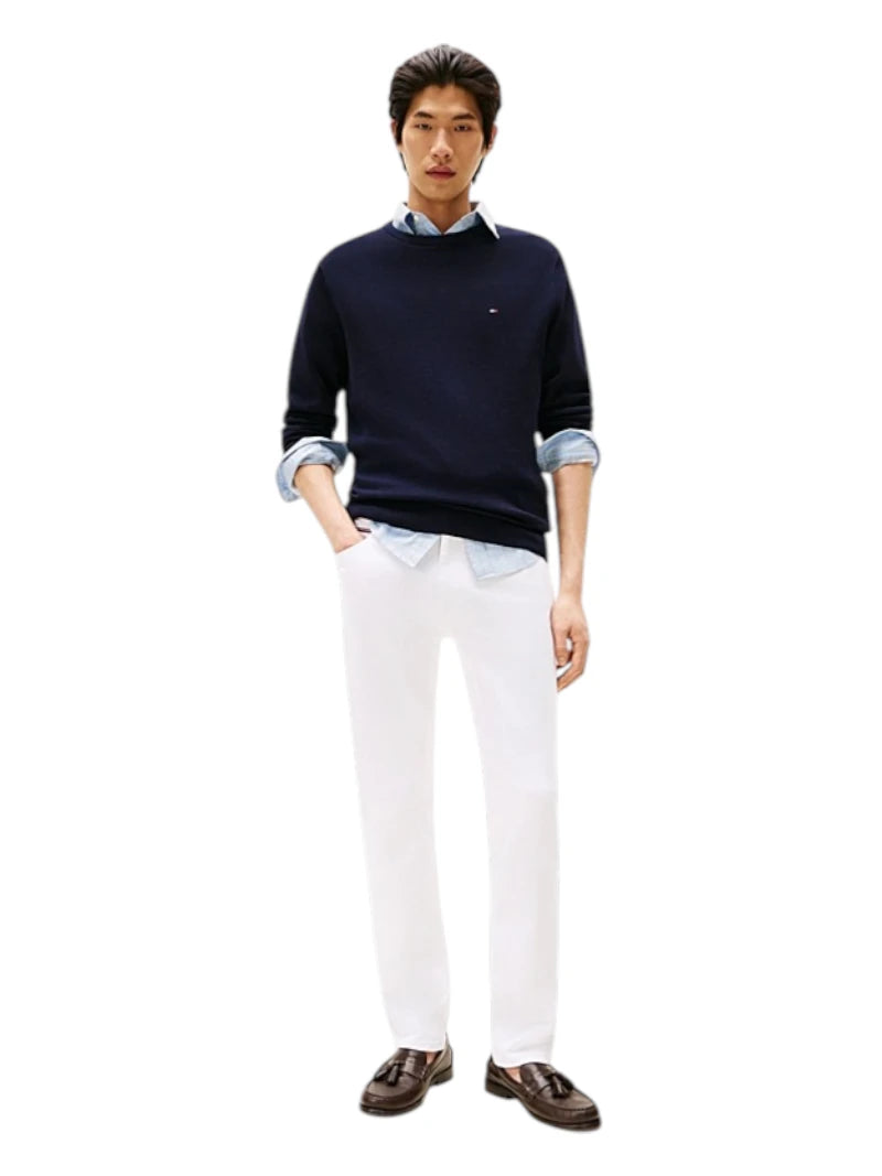Pullover Uomo Tommy Hilfiger Girocollo 100% Cotone | Wellington