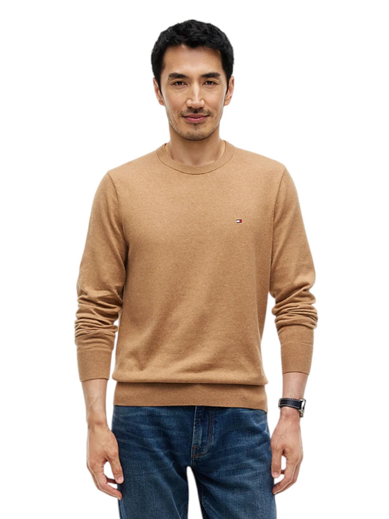 Pullover Uomo Tommy Hilfiger in Cotone e Cashmere
