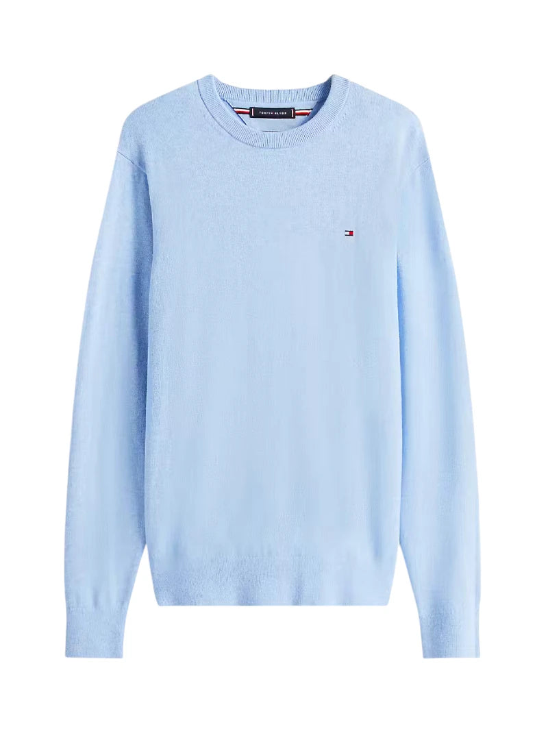 Pullover Uomo Tommy Hilfiger in Cotone e Cashmere