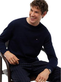 Pullover Uomo Tommy Hilfiger in Cotone e Cashmere