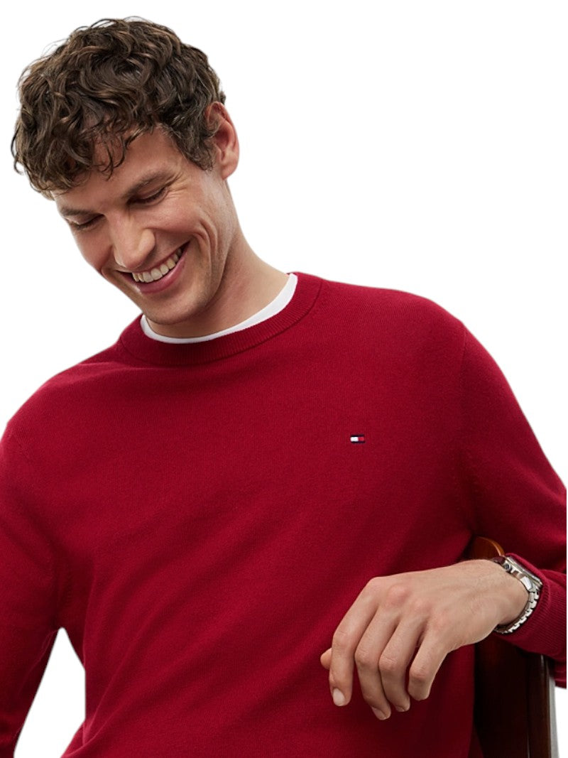 Pullover Uomo Tommy Hilfiger in Cotone e Cashmere