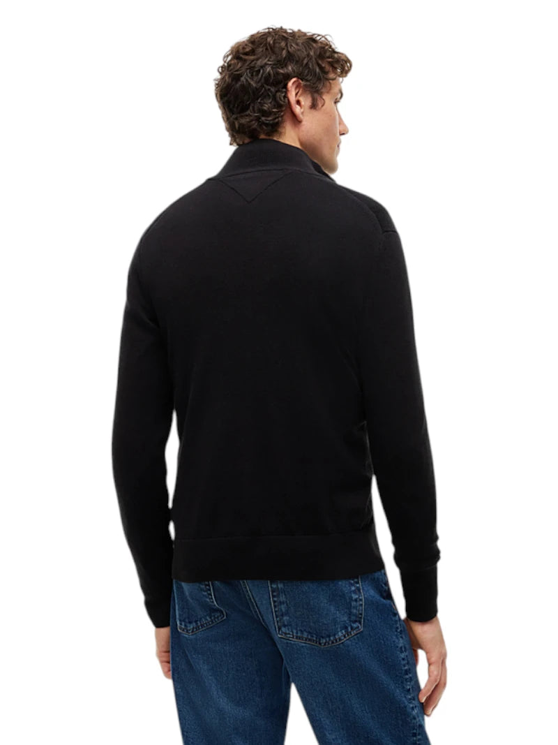 Pullover Uomo Tommy Hilfiger Zip Integrale Cashmere