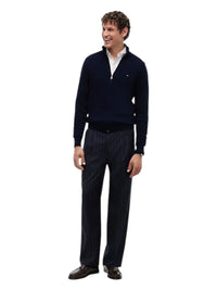 Pullover Uomo Tommy Hilfiger Zip Integrale Cashmere