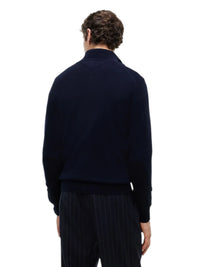 Pullover Uomo Tommy Hilfiger Zip Integrale Cashmere