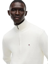 Pullover Uomo Tommy Hilfiger Zip Integrale Cashmere