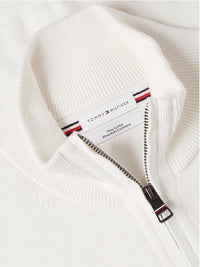 Pullover Uomo Tommy Hilfiger Zip Integrale Cashmere