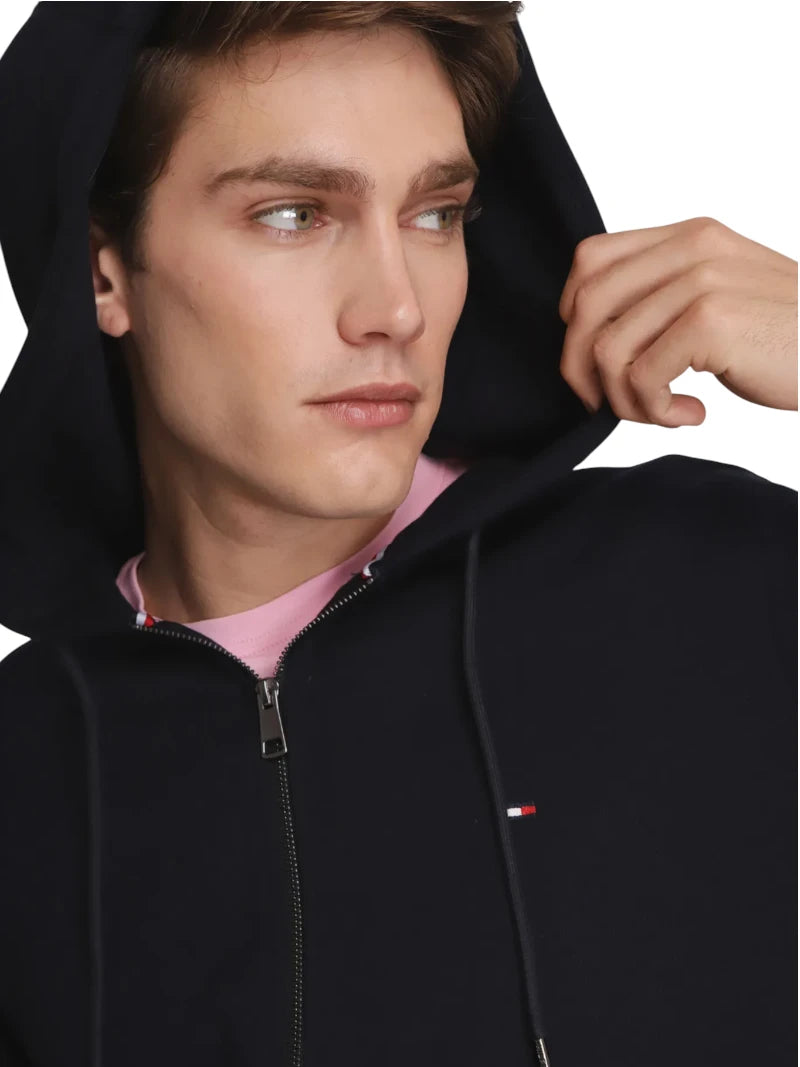 Tommy Hilfiger Felpa con Zip Uomo Blu | Wellington Jeans