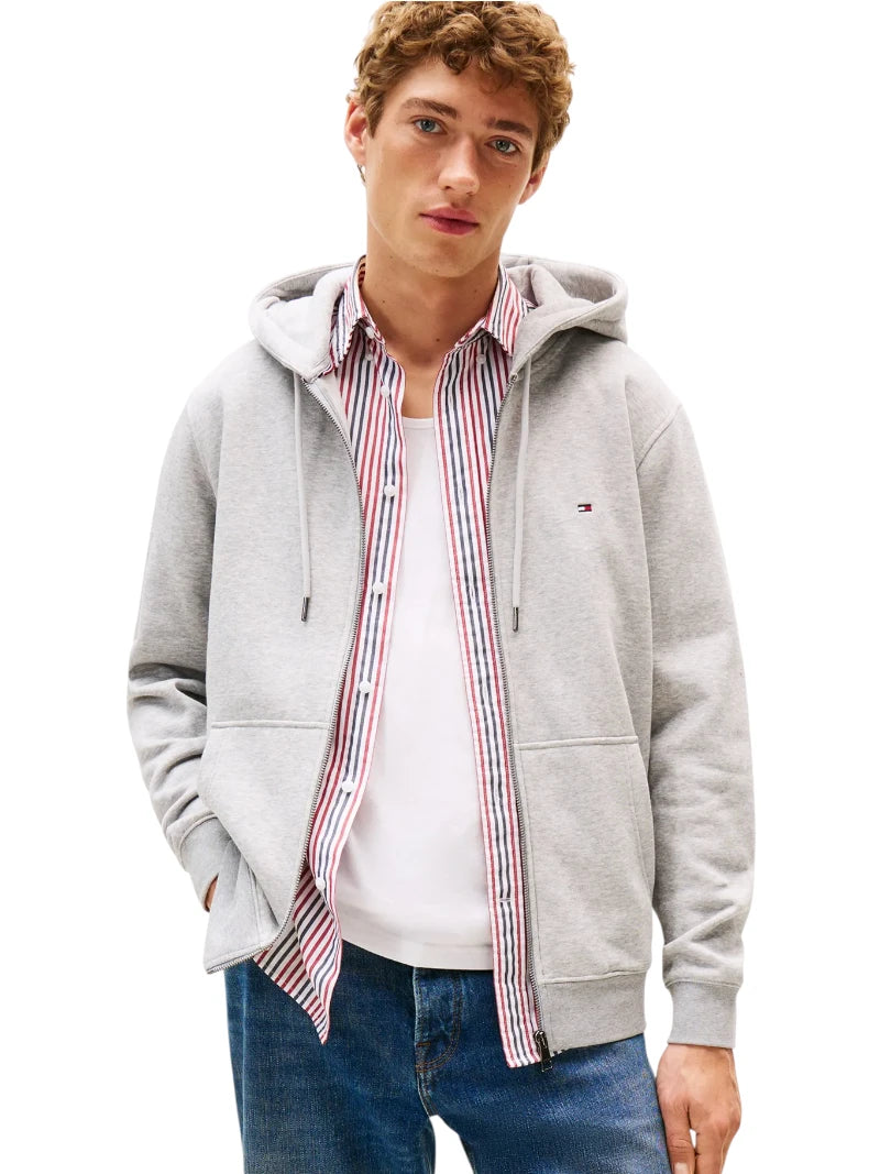Tommy Hilfiger Felpa con Zip Uomo Blu | Wellington Jeans