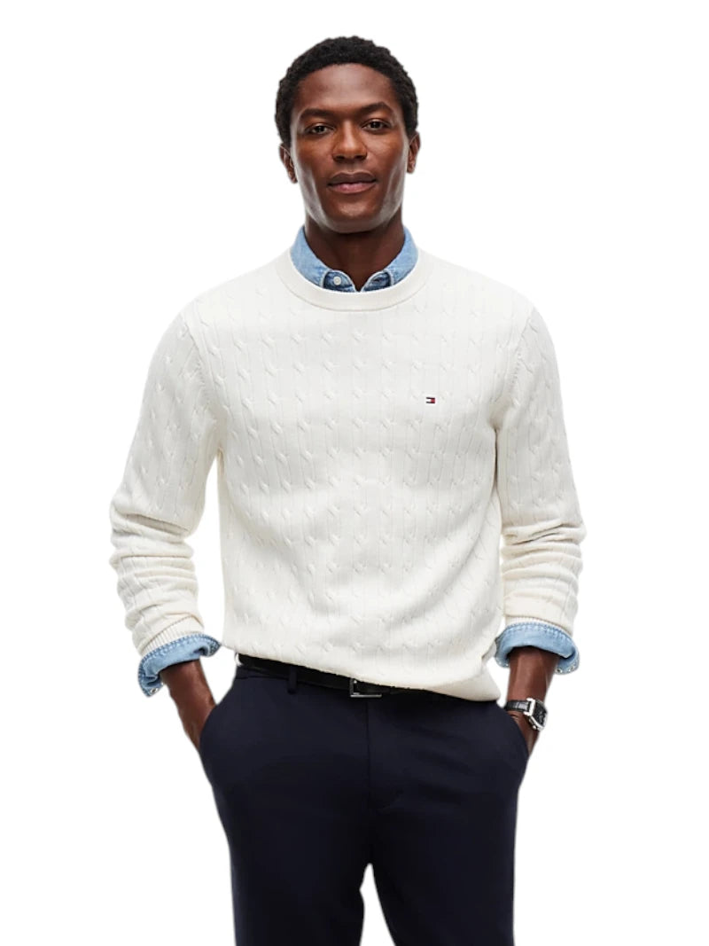 Pullover Uomo Tommy Hilfiger Maglia Intrecciata | Wellington