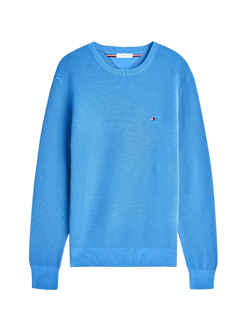 Pullover Uomo Tommy Hilfiger in Maglia Tramata