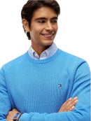 Pullover Uomo Tommy Hilfiger in Maglia Tramata
