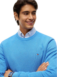 Pullover Uomo Tommy Hilfiger in Maglia Tramata