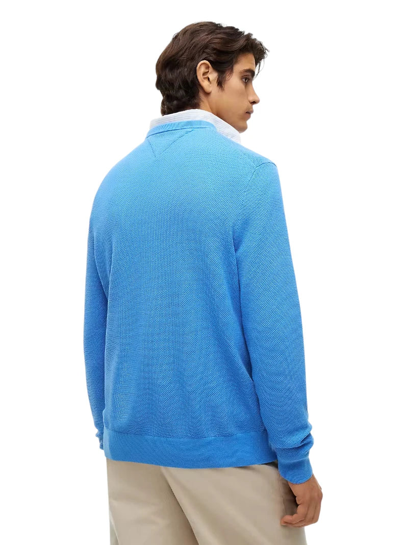 Pullover Uomo Tommy Hilfiger in Maglia Tramata