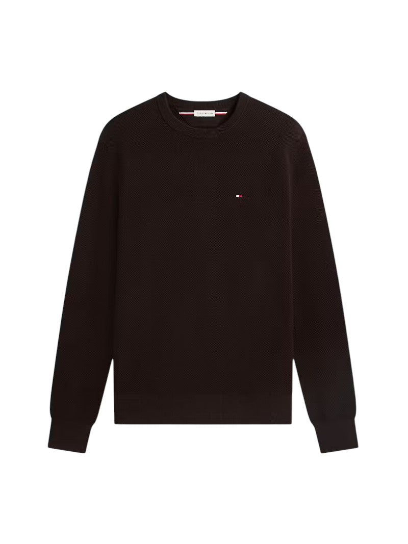 Pullover Uomo Tommy Hilfiger in Maglia Tramata