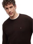 Pullover Uomo Tommy Hilfiger in Maglia Tramata