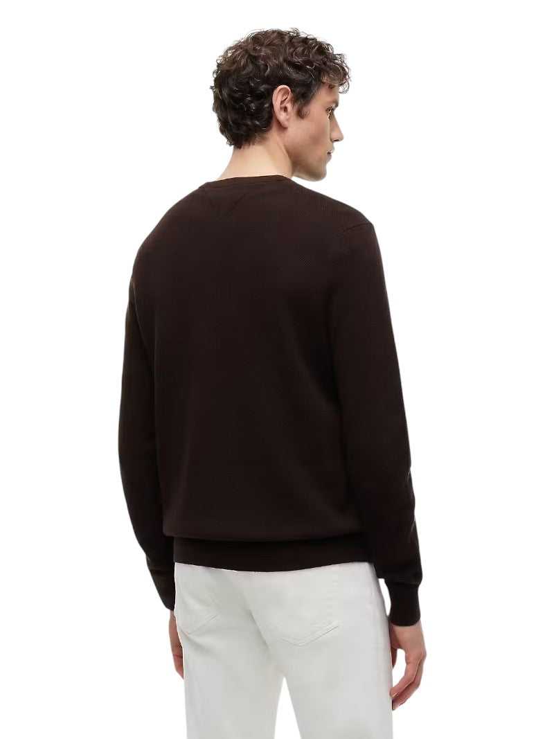 Pullover Uomo Tommy Hilfiger in Maglia Tramata