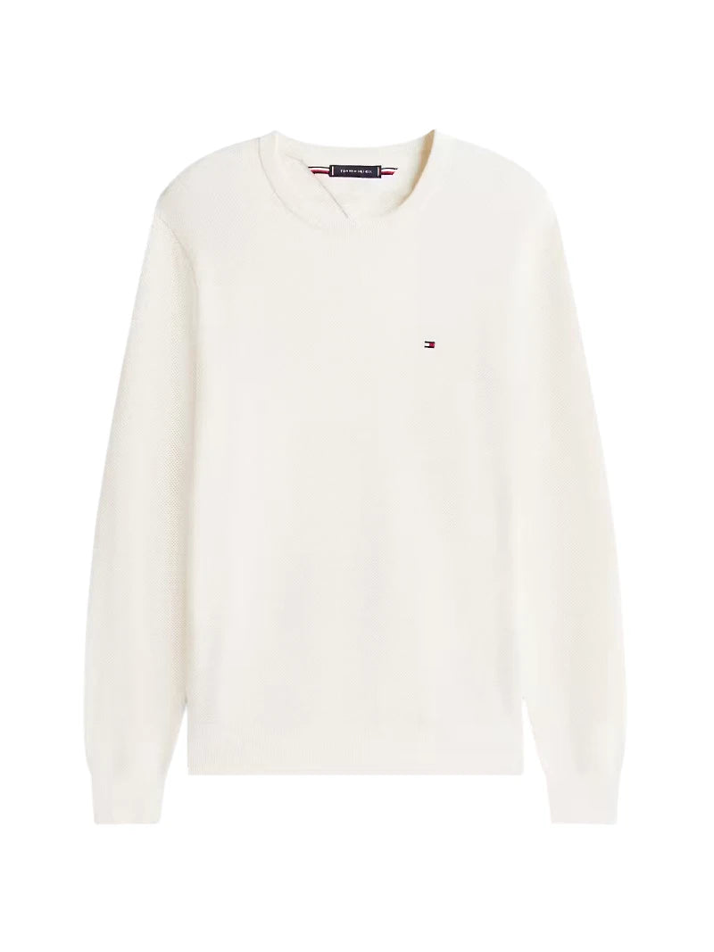 Pullover Uomo Tommy Hilfiger in Maglia Tramata