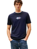 T-shirt Tommy Hilfiger Flag Box Logo Regular Fit | Wellington Jeans