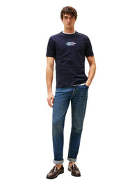 T-shirt Tommy Hilfiger Flag Box Logo Regular Fit | Wellington Jeans