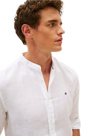 Camicia Tommy Hilfiger Slim Fit Lino Lavato Coreana | Wellington Jeans