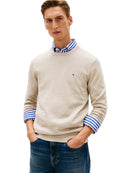 Pullover Uomo Tommy Hilfiger Girocollo Cotone Pettinato | Wellington