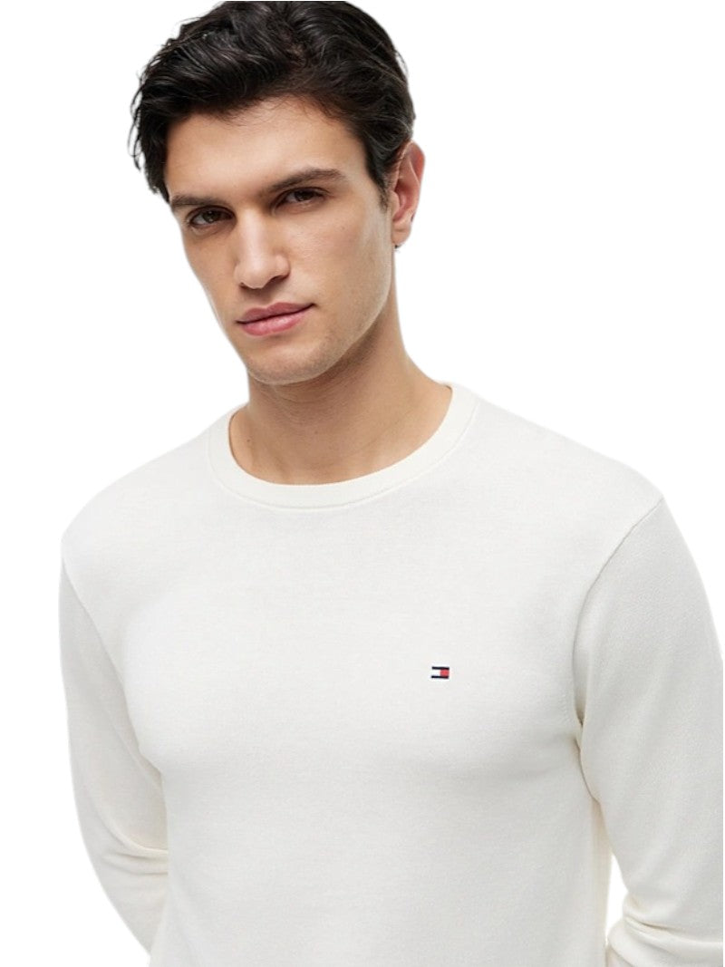 Pullover Uomo Tommy Hilfiger Girocollo Cotone Pettinato | Wellington