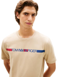 T-shirt Uomo Tommy Hilfiger Brand Love Stripe | Wellington